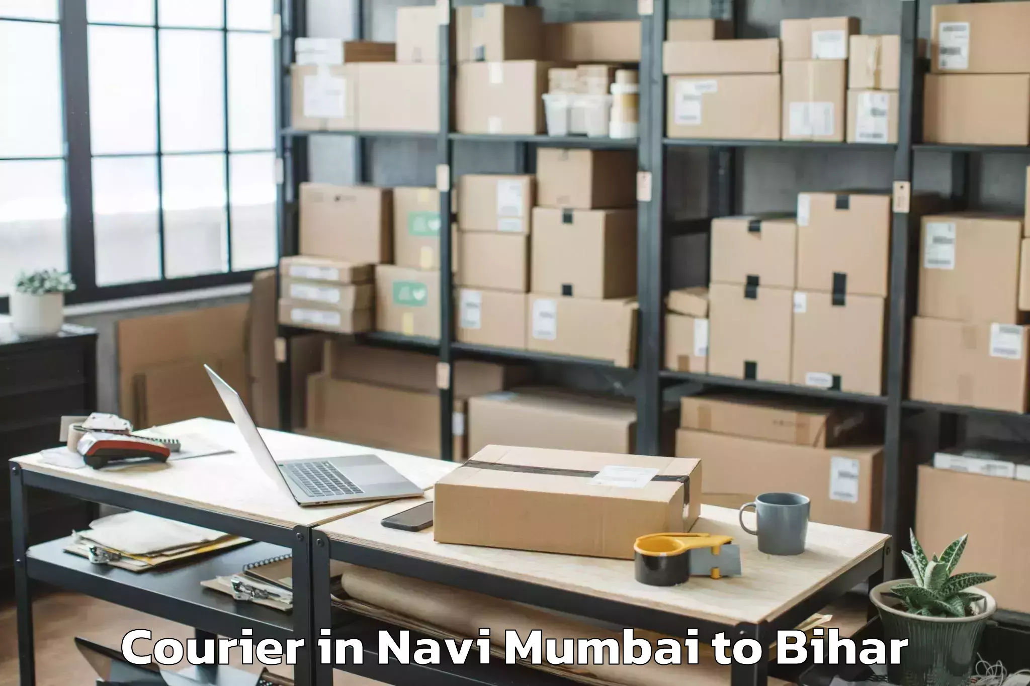 Top Navi Mumbai to Ghanshyampur Courier Available